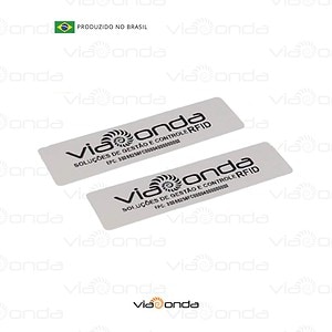 Tag rfid uhf 74x20mm bopp - v-gen001 - viaonda rfid - principal