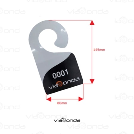 Tag RFID UHF Retrovisor (RFID-UHF-RET) - viaonda rfid - medidas