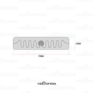 Tag rfid uhf para lavanderia industrial - v-lav0001- medidas