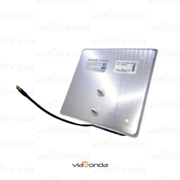 Antena rfid uhf 6db circular -traseira - viaonda rfid