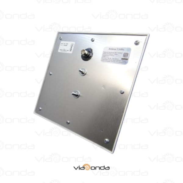 Antena rfid uhf 7,5db circular - viaonda rfid - traseira