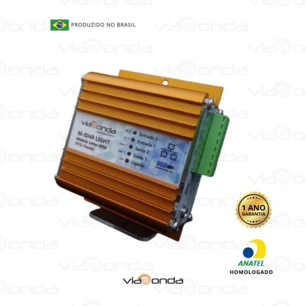 Leitor rfid uhf fixo - m-id40 light wifi - viaonda rfid