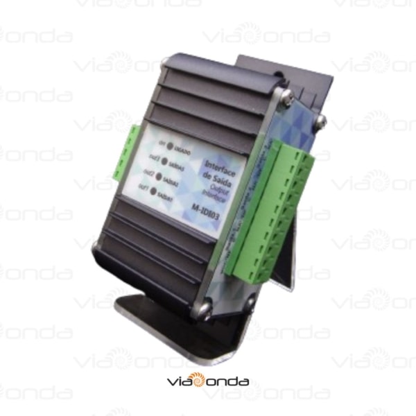 Interface de rele - m-id03 - viaonda rfid - lateral