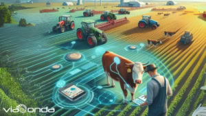 Rfid na agricultura. Controle de gado. Viaonda rfid